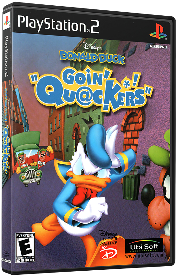 แผ่นเกมส์ PS2 : Disney's Donald Duck - Goin' Quackers