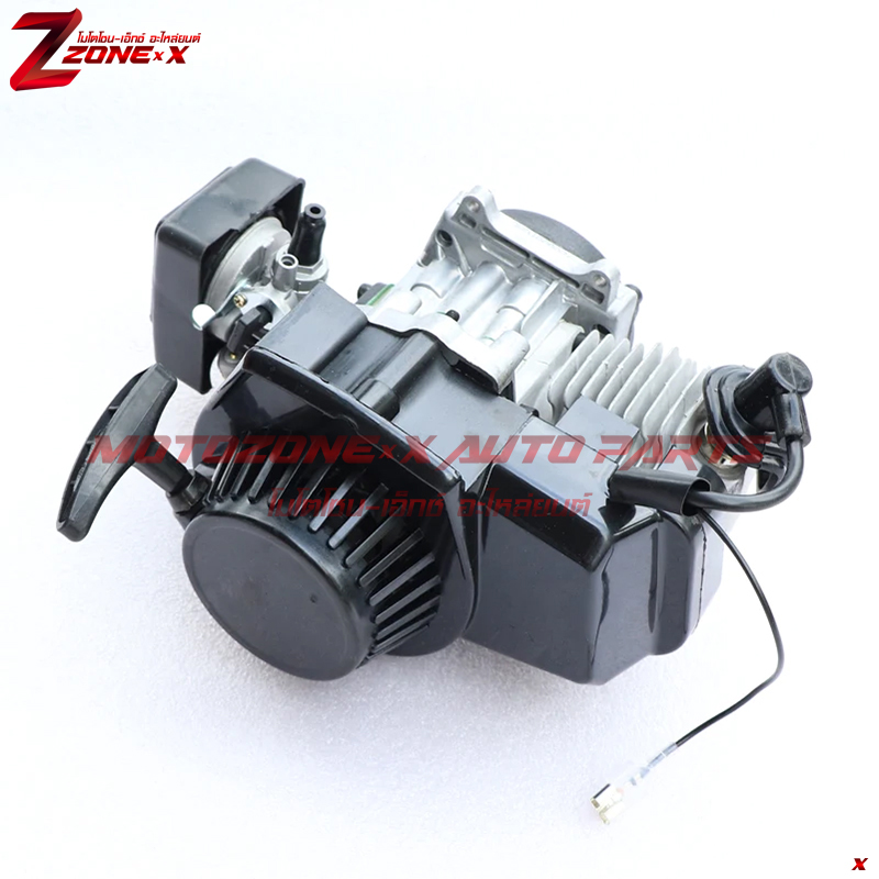 เครื่องยนต์ 40-6 Engine Motor plastic pull starter, 25h 7tooth sprocket, complete motor. 47cc 49CC 2 Stroke Engine for Pocket Bike, Mini Dirt Bike, ATV or Scooter. MOTOZONE-X(โมโตโซน-เอ็กซ์) อะไหล่/Part