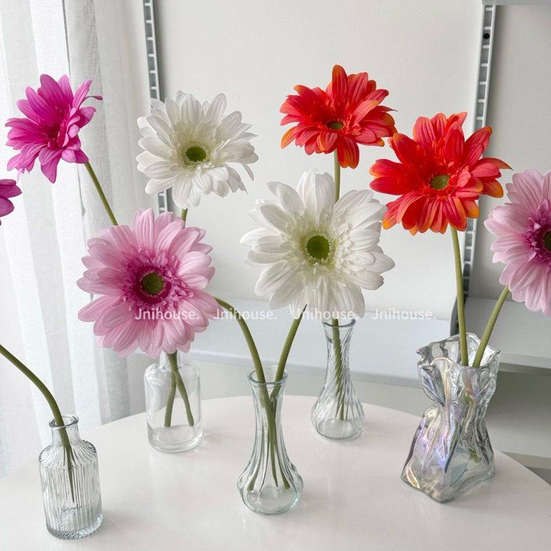 [พร้อมส่ง] Jnihouse : ดอกเยอบีร่า ดอกไม้ประดิษฐ์ [ขนาด Ø13 cm] Gerbera