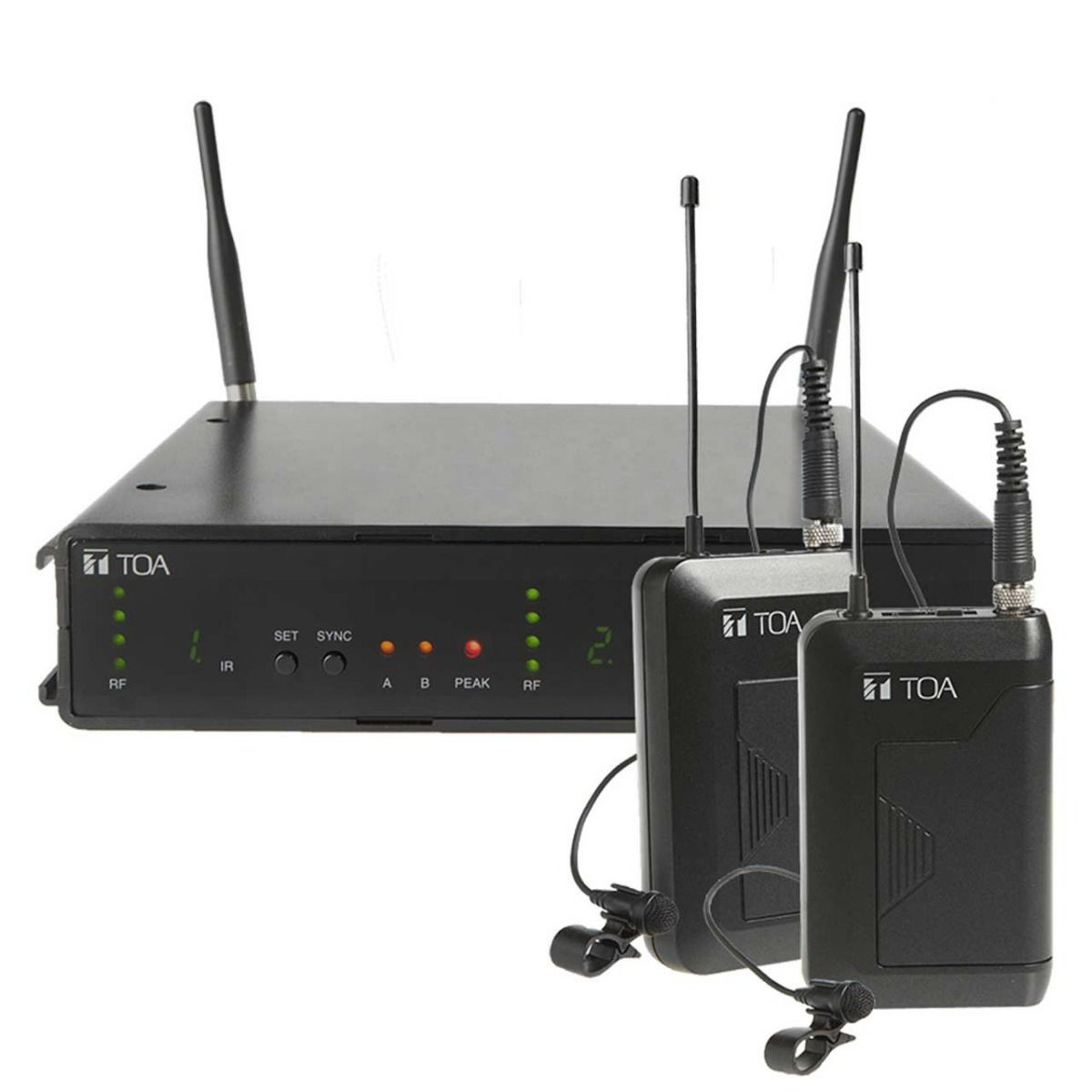 TOA WS-432-AS EB8 ชุดไมค์ลอยหนีบปกเสื้อ ย่าน UHF คลื่นความถี่ 748-758 MHz