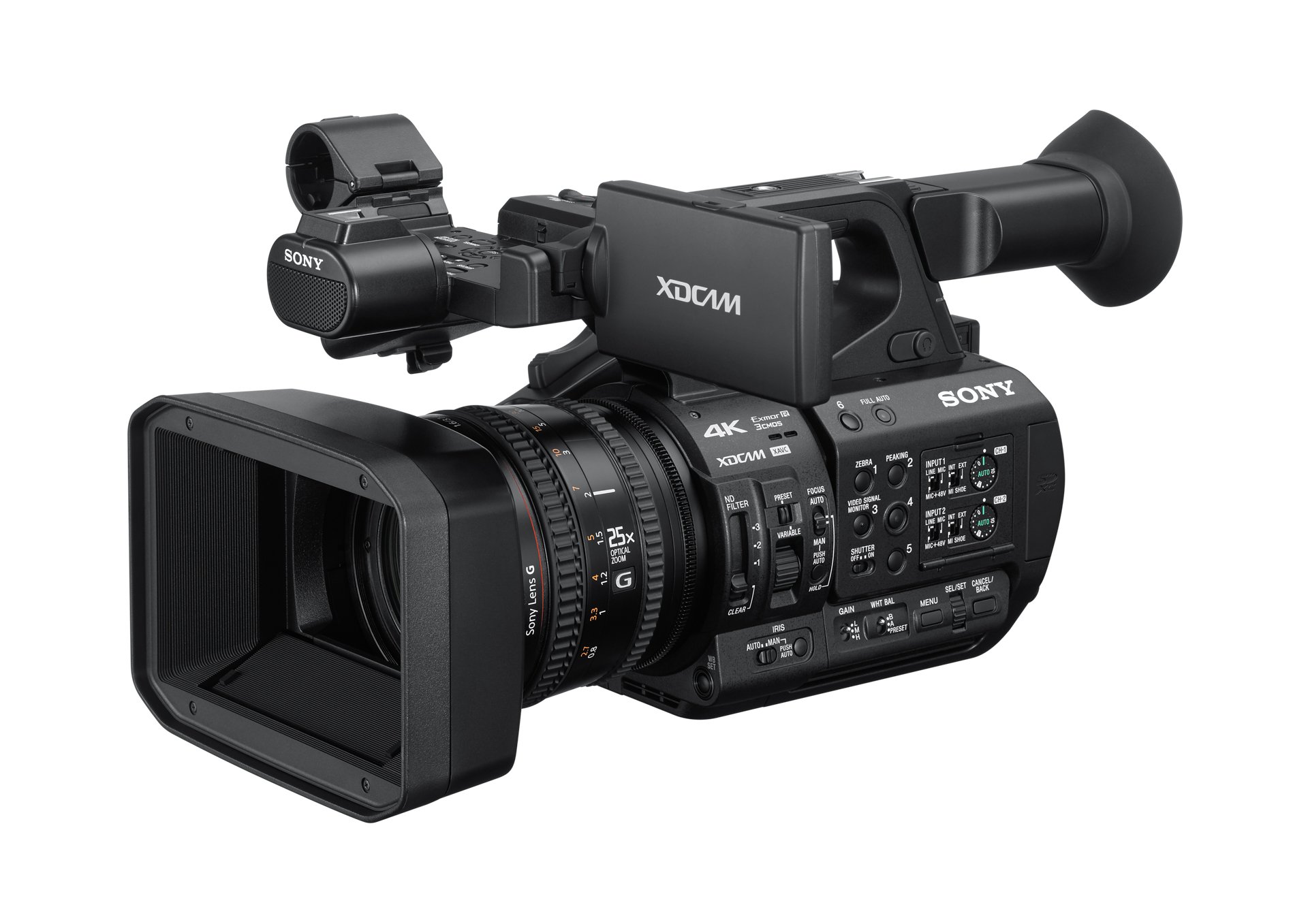 PXW-Z190 SONY 4K 3-CMOS 1/3" Sensor XDCAM Camcorder
