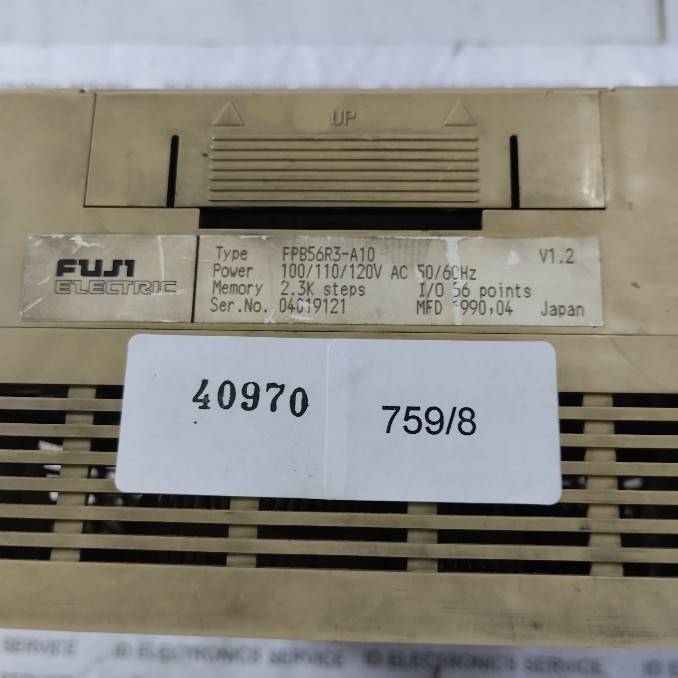 PLC " FUJI " OMRON " MODEL : FPB56R3-A10