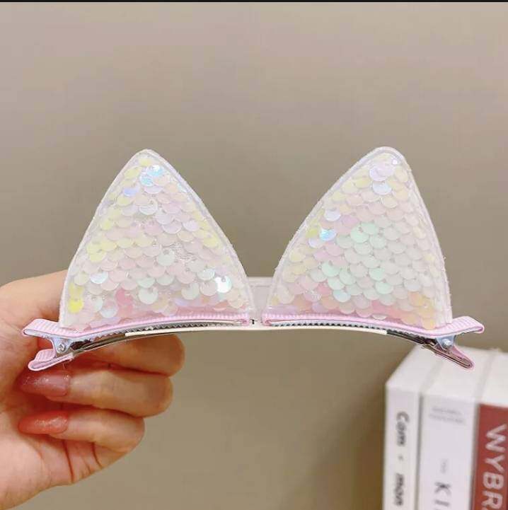 💗มาหยากิ๊ฟช้อป💗 กิ๊บหูแมว กิ๊บโบว์มุก น่ารัก ๆ ฟรุ๊งฟริ๊ง สำหรับเด็กผู้หญิง กิ๊บผู้หญิง แพ็คคู่