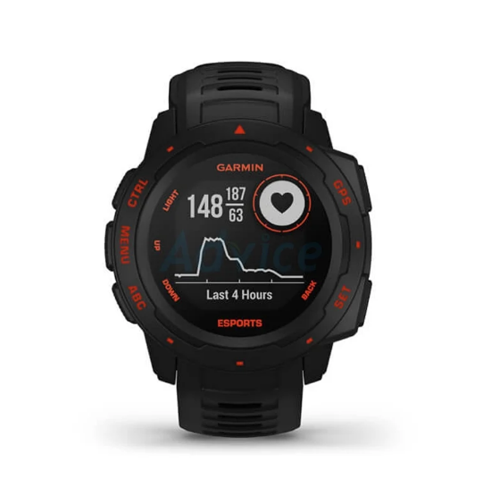 GARMIN WATCH INSTINCT ESPORTS EDITION BLACK LAVA