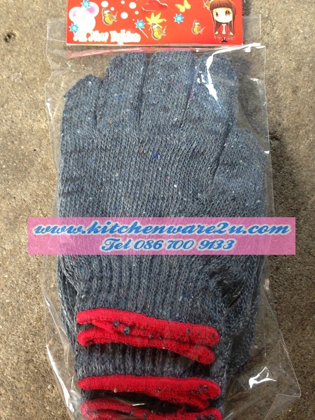 P01449 ถุงมือทอ แพค 3 คู่ ราคาส่งต่อ 12 แพค 180 บ/โหล ส่ง 15 บาท ขายส่งทุกอย่าง 20 บาท
