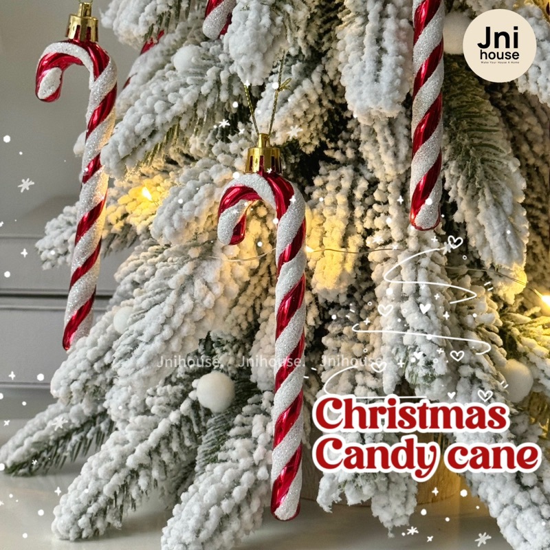 [พร้อมส่ง] Jnihouse : Christmas Candy Cane (ไม้เท้าแคนดี้ตกแต่งคริสต์มาส)