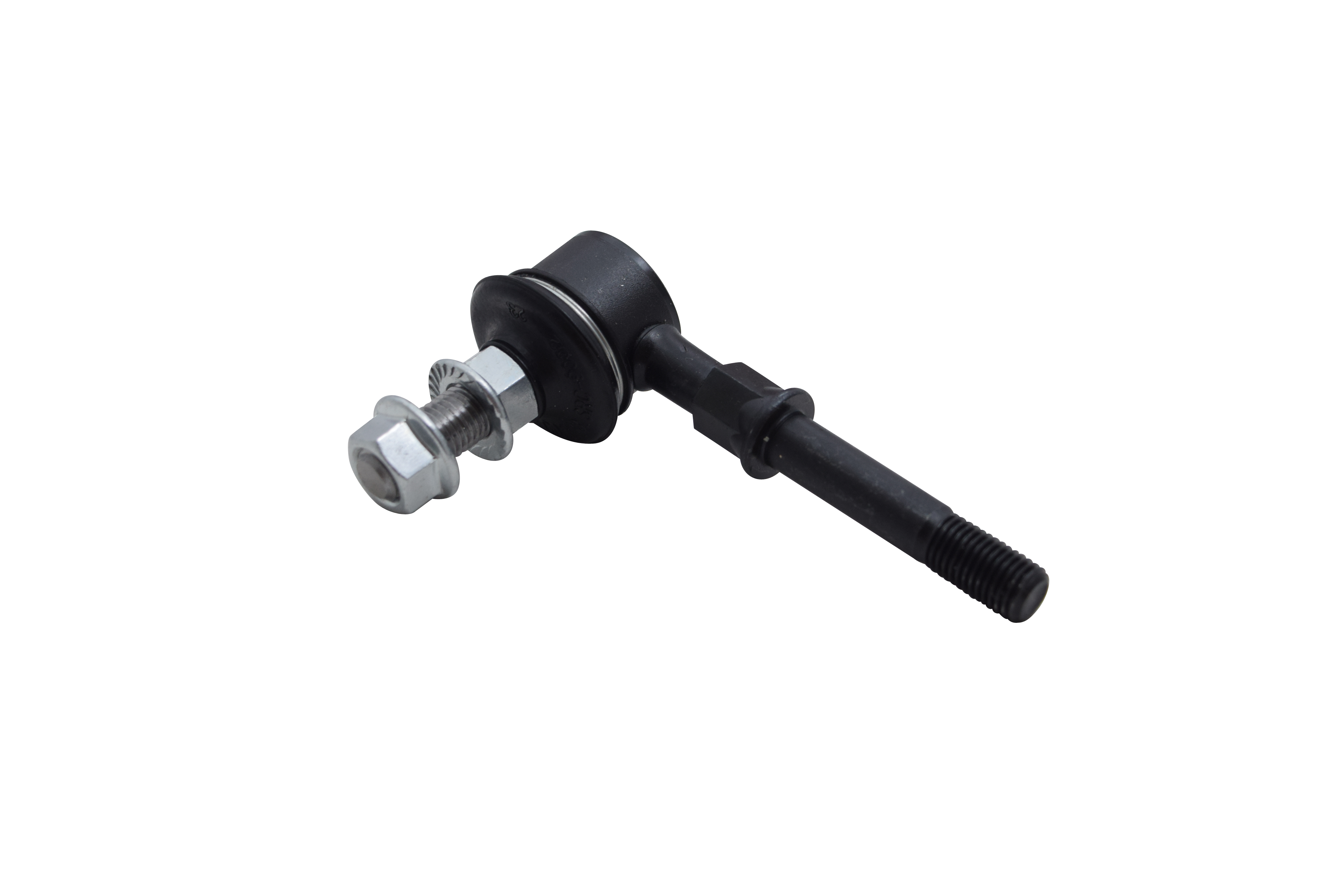 ลูกหมากกันโคลงหน้า (พร้อมลูกยาง) MITSUBISHI MIRAGE / ATTRAGE ปี 2011-On มิตซูบิชิ มิราจ แอททราจ / ขนาด ยาว A 71 mm. เกลียวเสื้อ B 10 mm. ตัวเลขบอกทิศ C 24' / 3L-7390 / ยี่ห้อ 333 (1คู่ 2 ตัว) (STABILIZER LINK FRONT) (ซ้าย / ขวา)