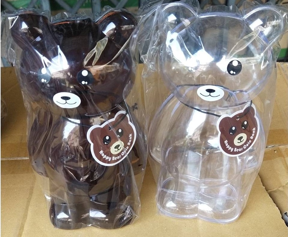 P11832 ออมสินหมีบราวน์ น่ารักมาก (7.8*10*18 cm) ขายดีมาก No.A906 ขายดีมาก ราคาขายส่งต่อ 1 โหล: 12 อัน