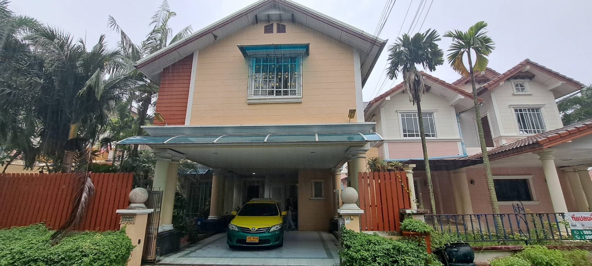 ขายบ้านเดี่ยว2ชั้น หมู่บ้านพาร์ค อเวนิว อ.บางละมุง ใกล้Home Park Avenue Pattaya (N.1390)