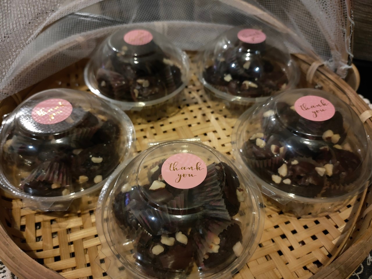 บราวนี่จิ๋วรสชอคโกแลต เข้มข้น (กล่อง7ชิ้น)