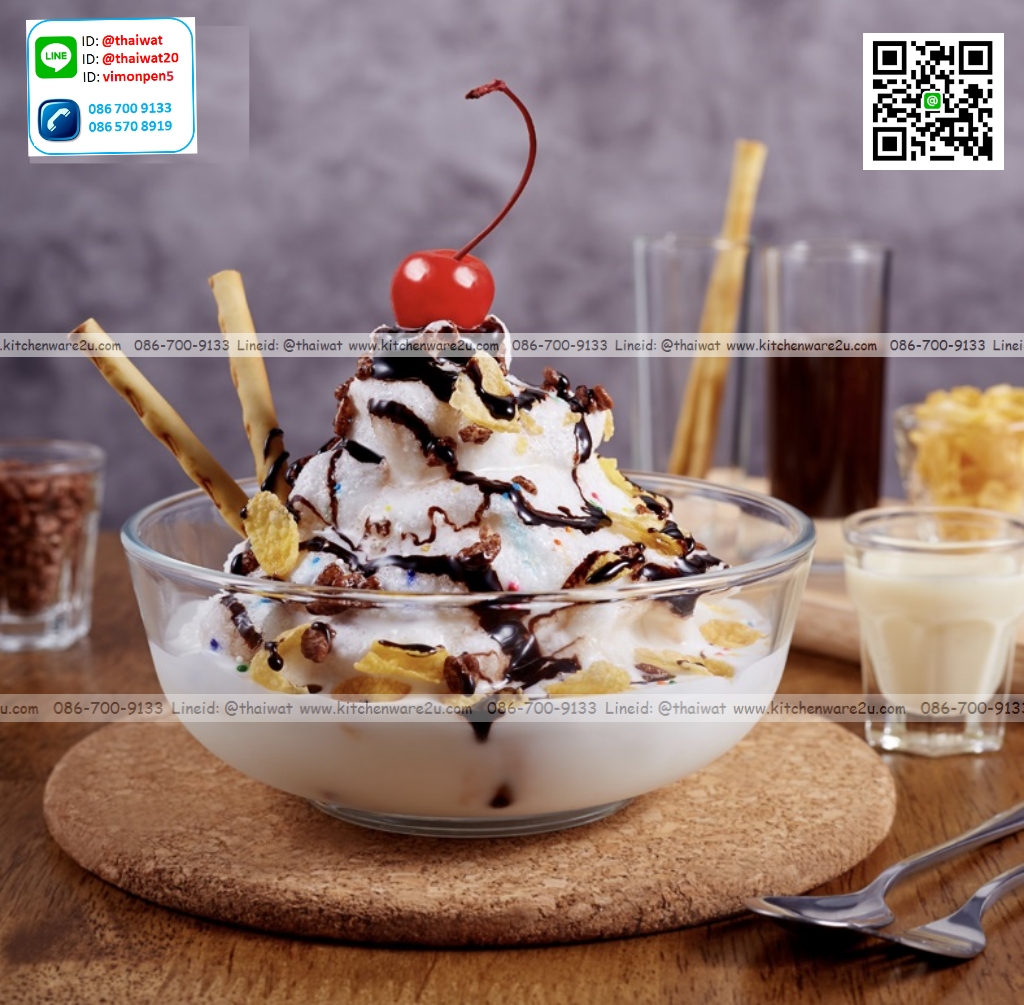 P11719 ชามแก้ว 14 ซม. (620 มิล) (14*14*6.3 cm) No.222405 ราคาส่งต่อ 1 ลัง : 48 ใบ : 960 บต่อลัง