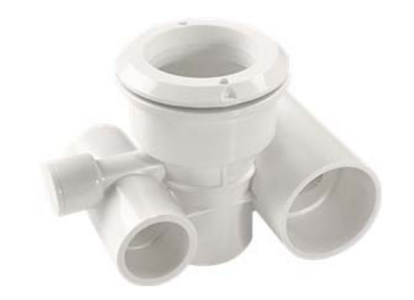 บอดี้เจ็ท Ф25mm Air & Ф40mm Water Tee Body EM0031