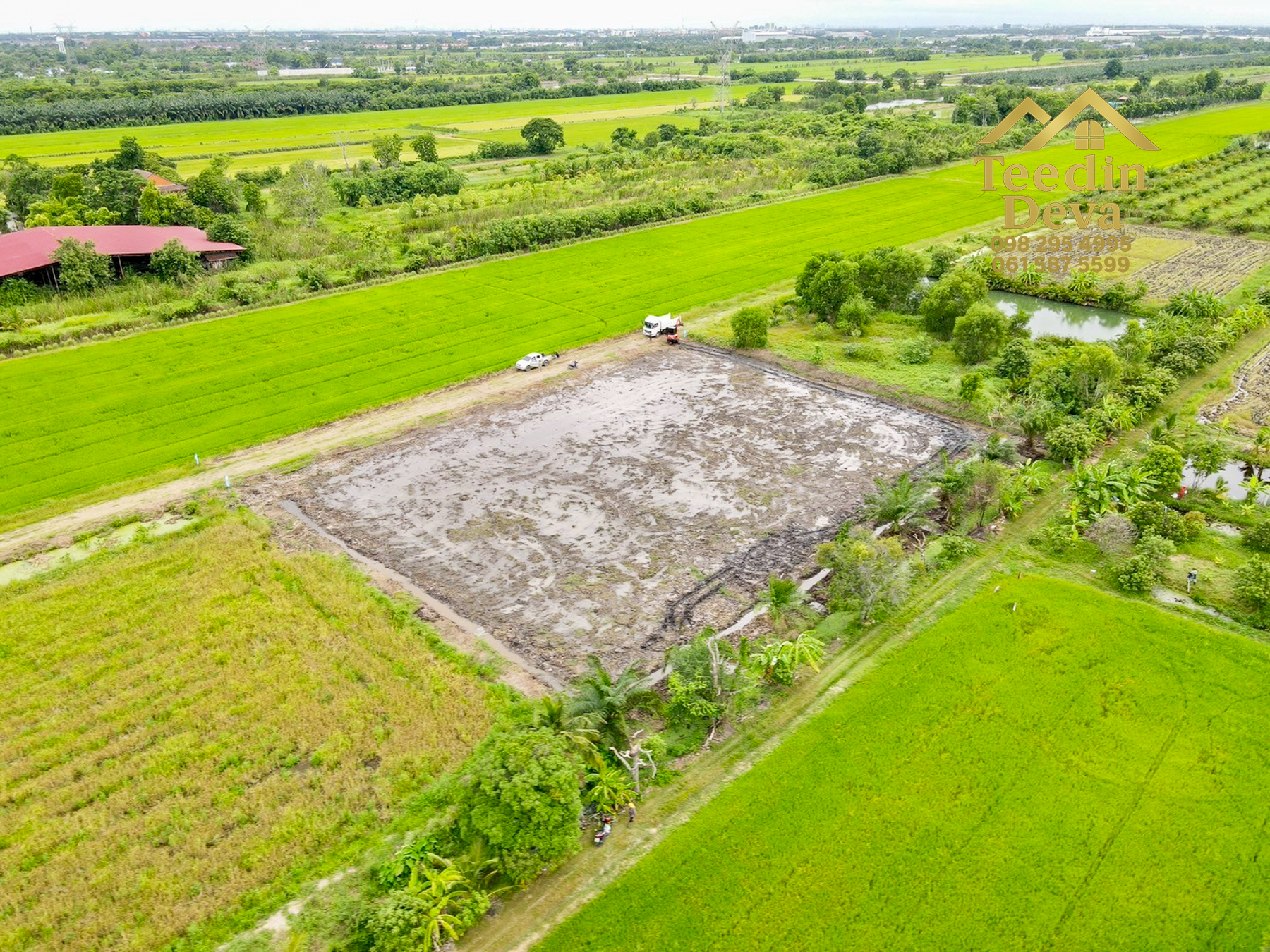 ที่ดินปทุมธานี แปลงสวย ทำเลดี คลอง 8 ขนาด 1 ไร่ อ.หนองเสือ จ.ปทุมธานี