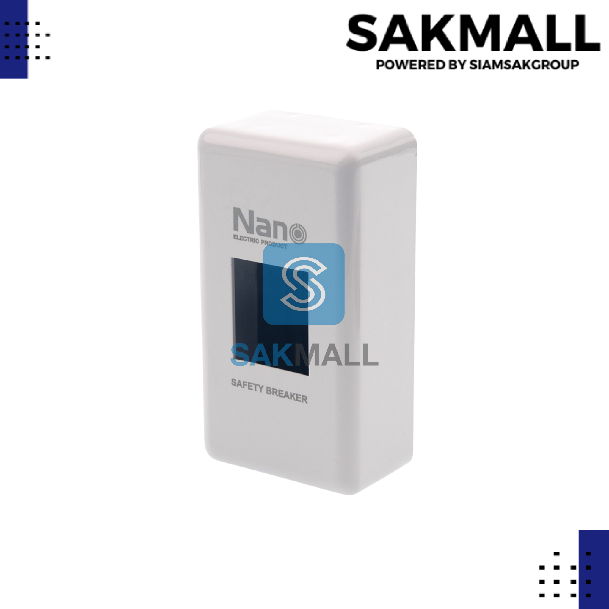 NANO-401R กล่องเบรกเกอร์ขอบมน 6.7 X 12.3 X 4.0 ซม.