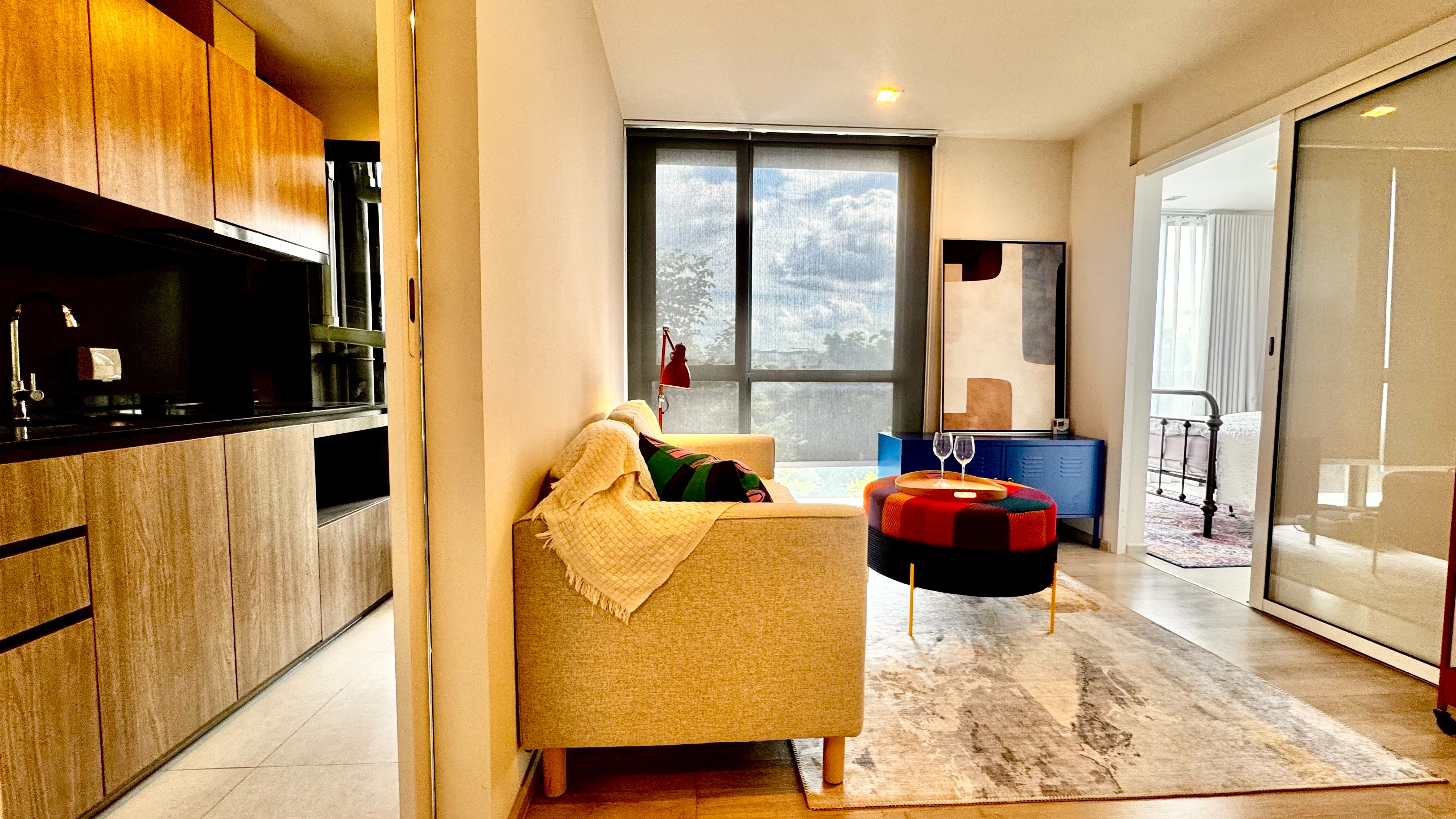 ขายคอนโด Chambers Chaan ลาดพร้าว วังหิน ขนาดห้อง 41 ตร.ม. ไม่เคยอยู่ ไม่เคยปล่อยเช่า ใหม่มาก สวยมาก! อาคาร B1 ชั้น 3 BUILT IN FURNITURE