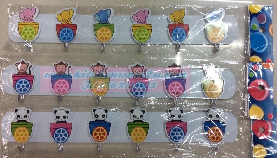 P01082 ขอแขวนแผง การ์ตูน ราคาส่งต่อ 1 โหล: 12 ชุด