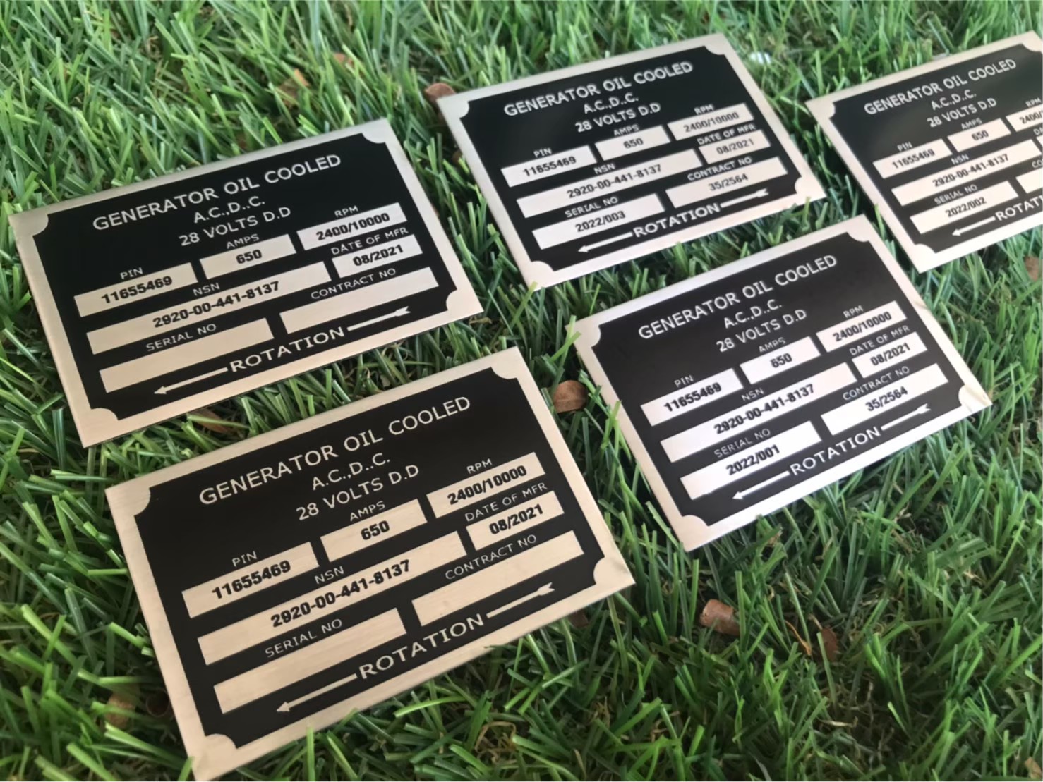 #ป้ายเนมเพลทกัดกรด