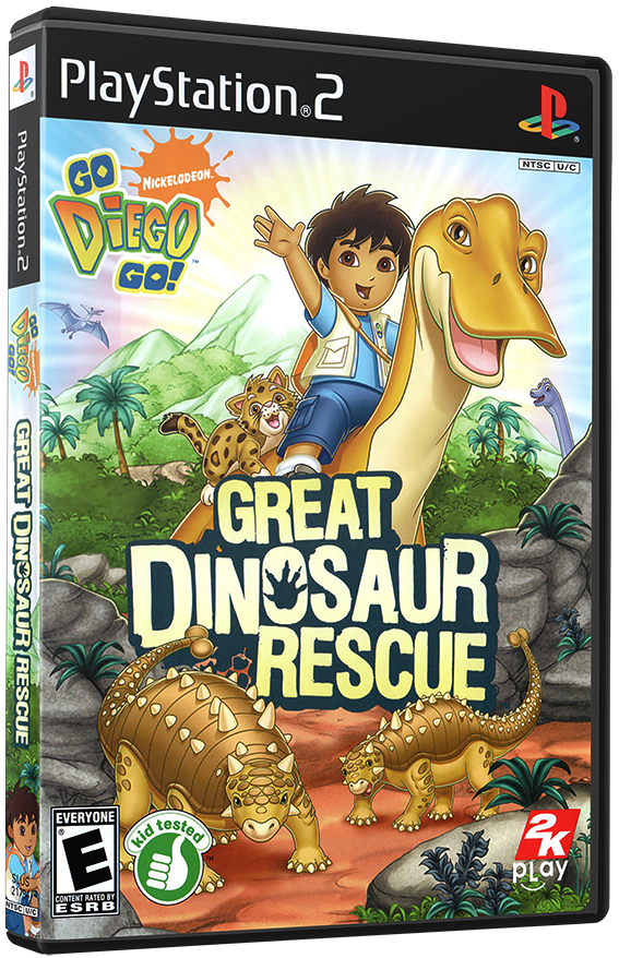 แผ่นเกมส์ PS2 : Go, Diego, Go! Great Dinosaur Rescue