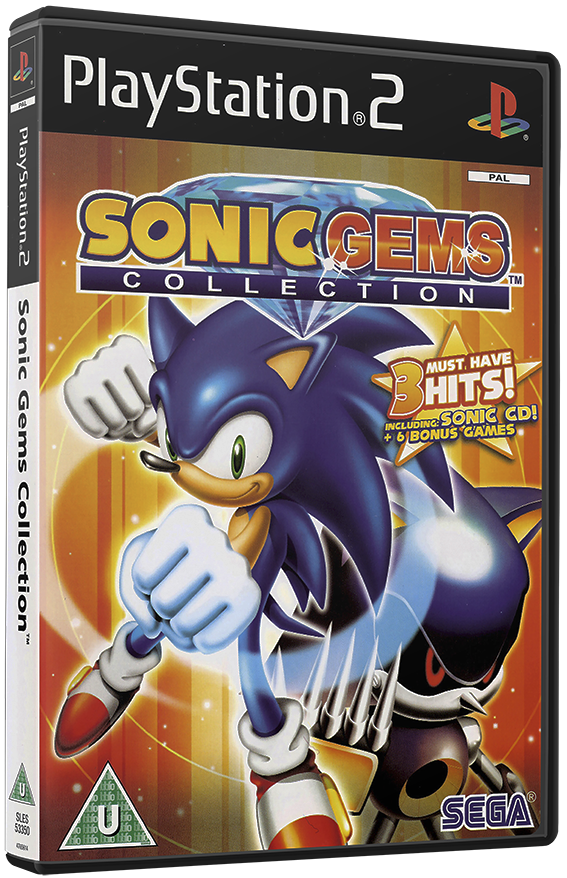แผ่นเกมส์ PS2 : Sonic Gems Collection