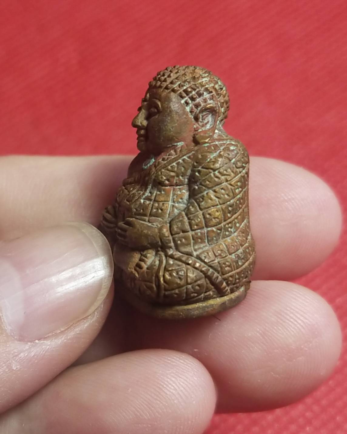 พระสังกัจจายน์ รุ่น๑ (แบ่งจากช่อ) หลวงปู่สิงห์โต สำนักสงฆ์ป่าทรงธรรม จ.อุบลราชธานี