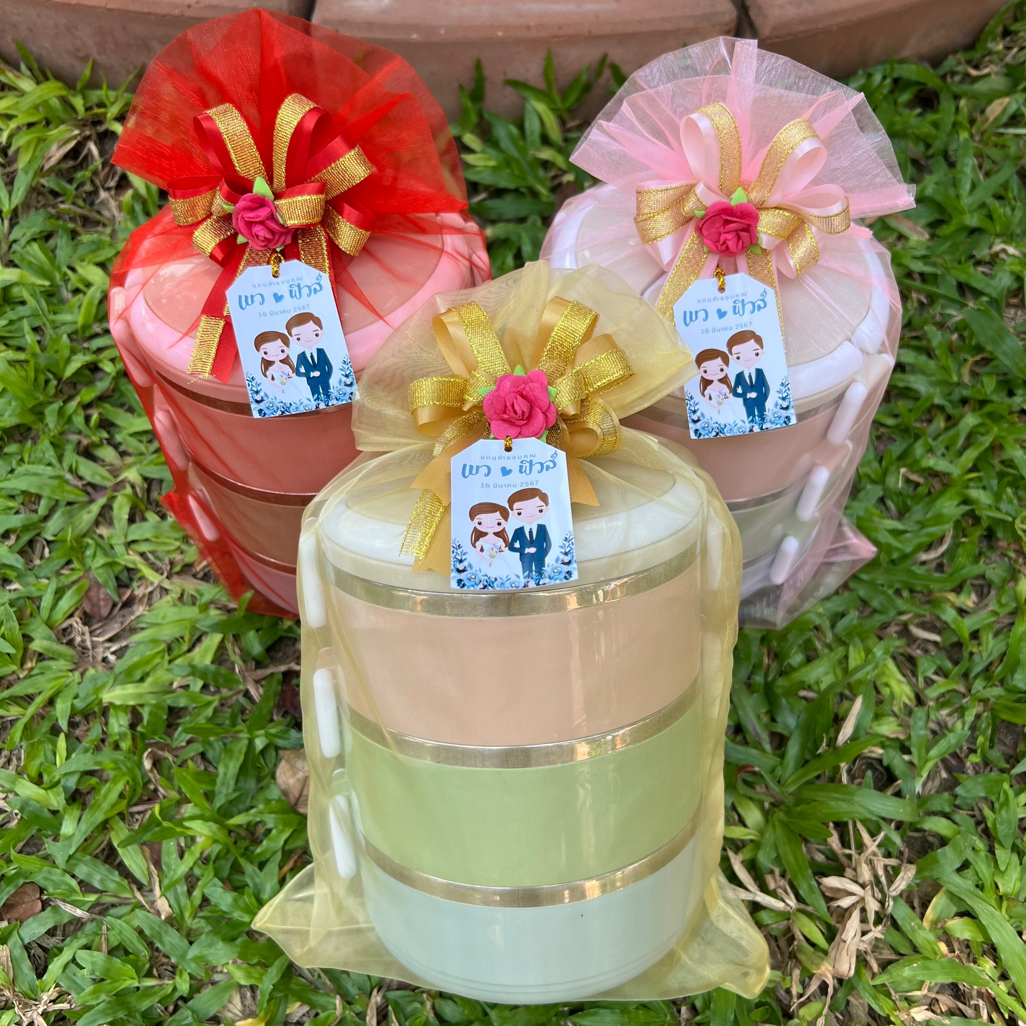 ปิ่นโตรับไหว้3ชั้น