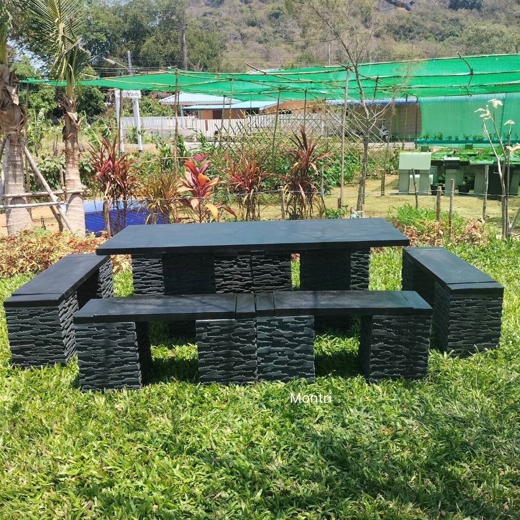 โต๊ะสนามกลางแจ้ง สไตล์โมเดิร์น ชุดโต๊ะสนามกลางแจ้ง โต๊ะสนาม โต๊ะสนามกลางแจ้ง ชุดโต๊ะสนาม ชุด 12 ที่นั่ง ขนาด 180*80 cm. มีบริการจัดส่งทั่วประเทศ