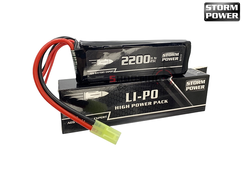 แบตลิโพ Storm Power 25C 2200mAh 11.1V