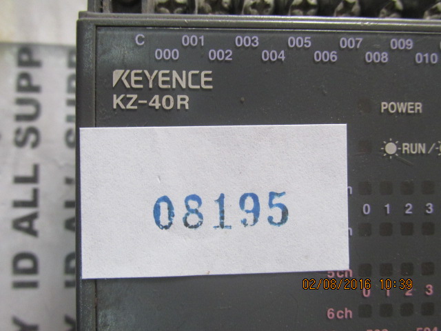 PLC " KEYENCE " MODEL : KZ-40R