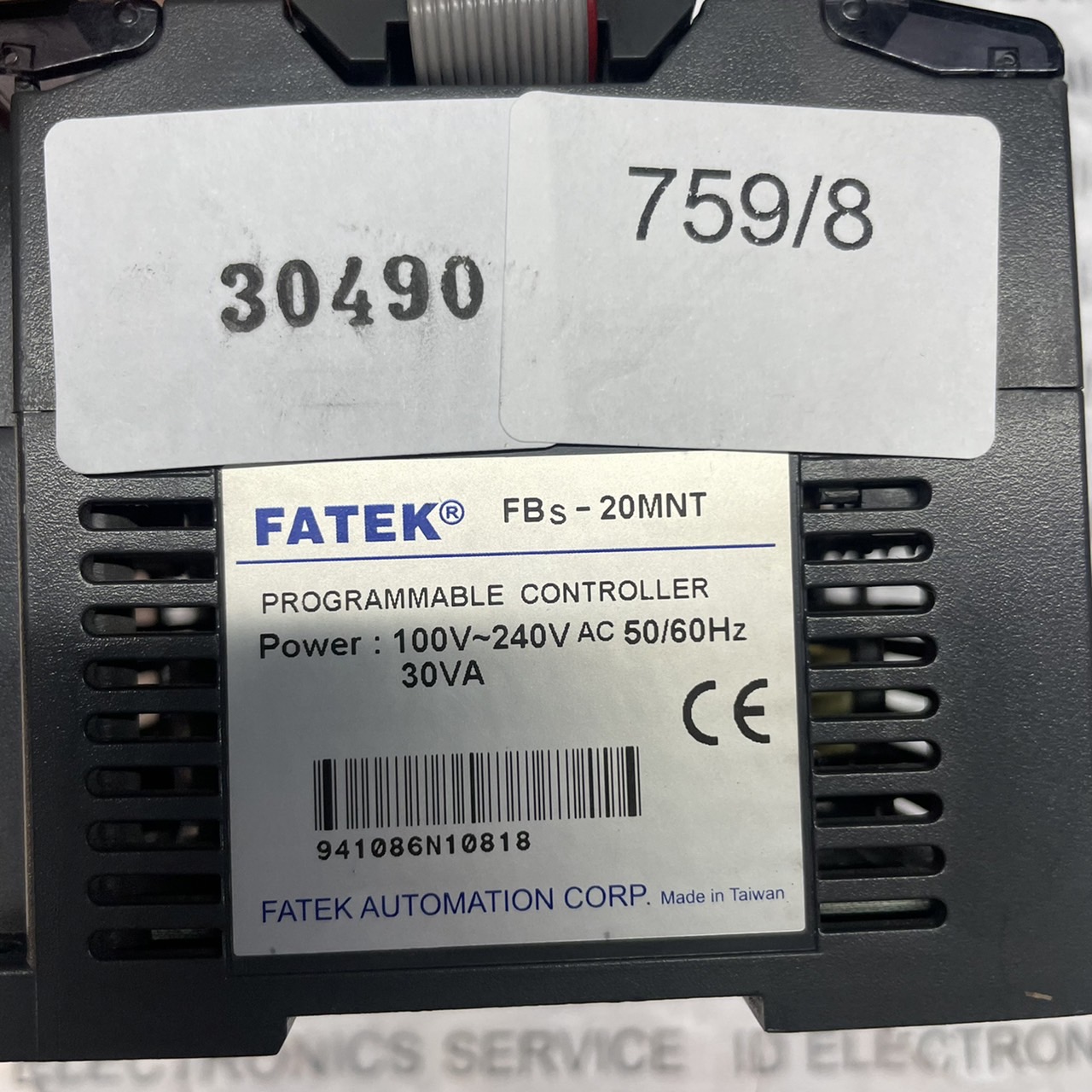 PLC " FATEK " MODEL : FBS-20MNT