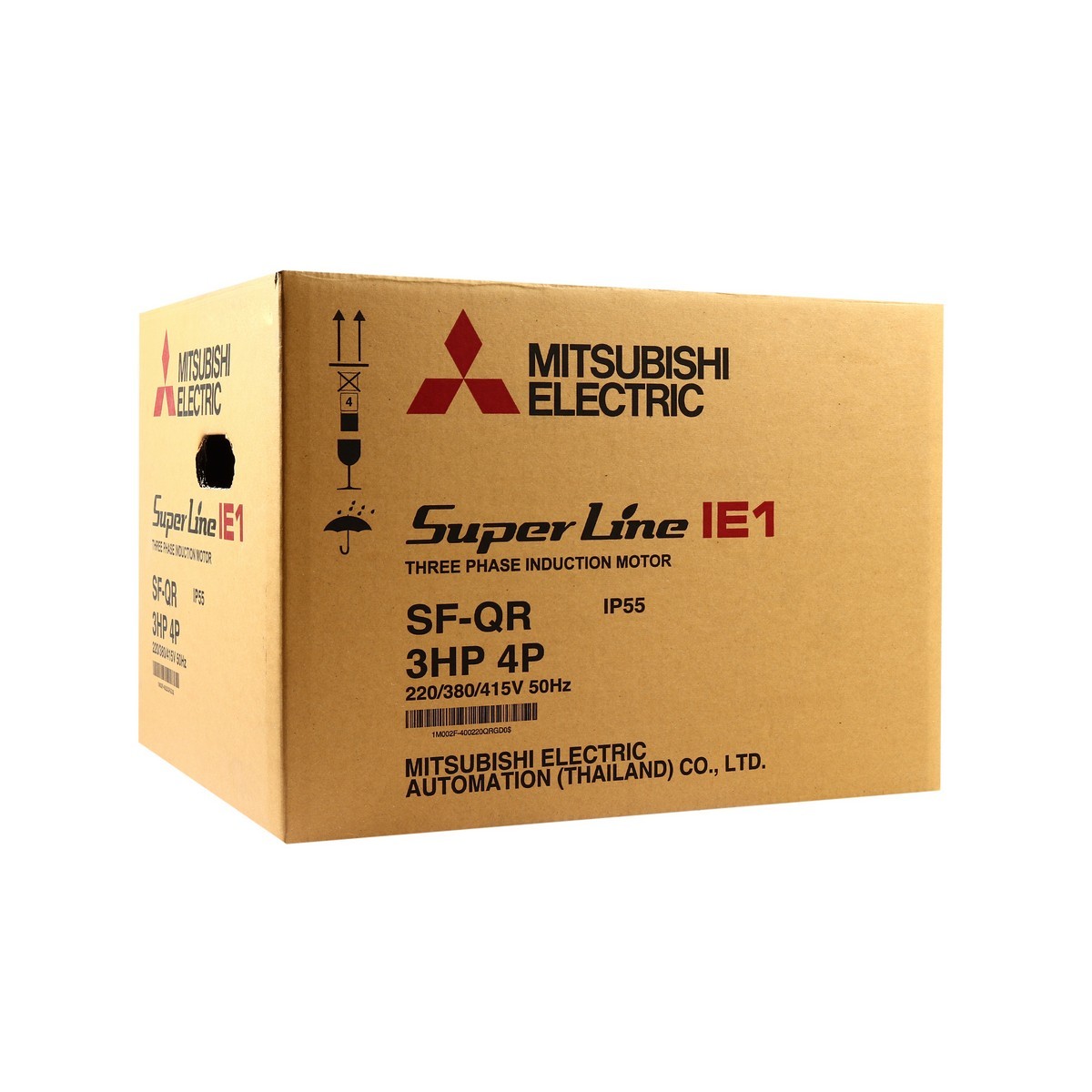 MITSUBISHI มอเตอร์ รุ่น SF-QR 2.2KW (3HP) 220/380 V ,4 POLE ความเร็วรอบ 1450 รอบ/นาที