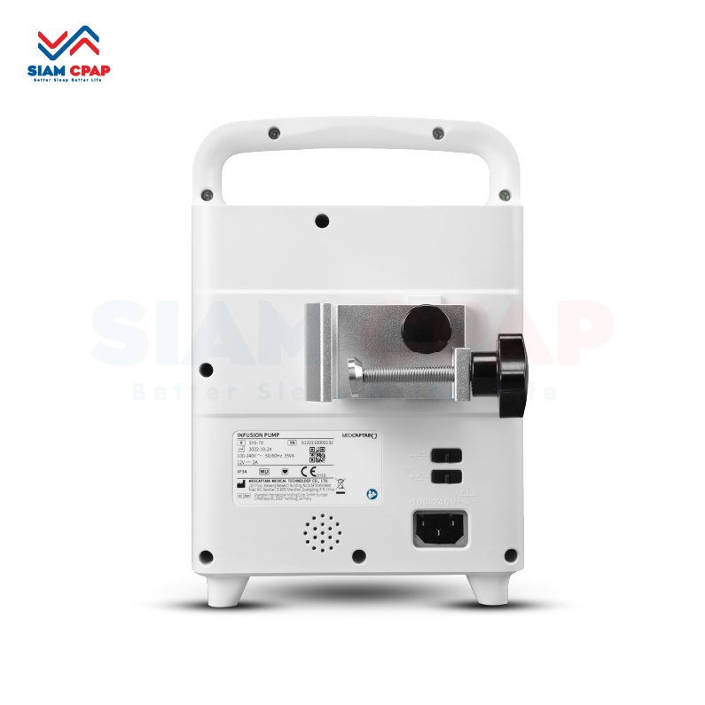เครื่องควบคุมการให้สารละลายทางหลอดเลือดดำ Infusion pump Medcaptain รุ่น SYS-70 รับประกันศูนย์ไทย 1 ปี