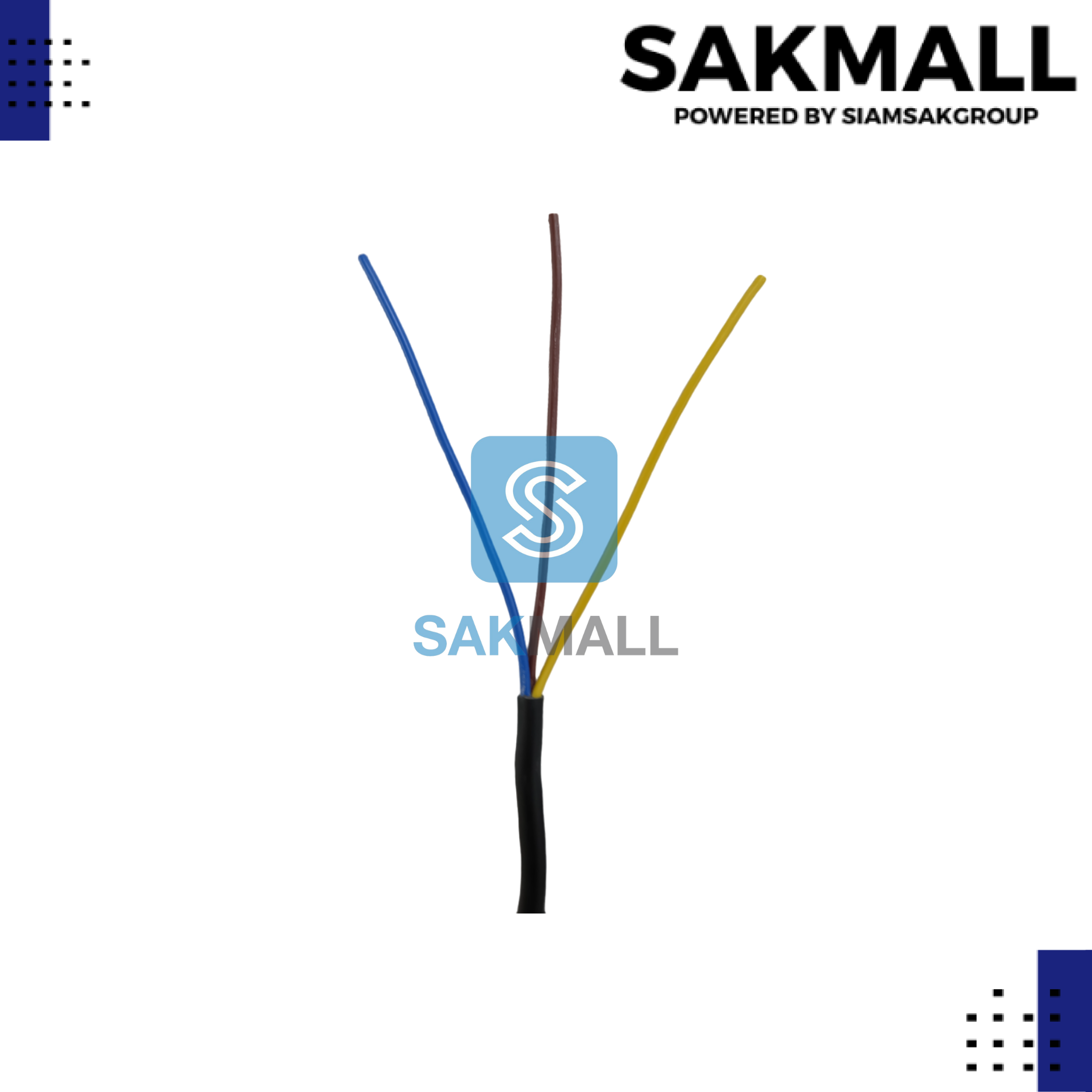 สายไฟกล่องปั๊มบาดาล 3 x 2 x 1 m