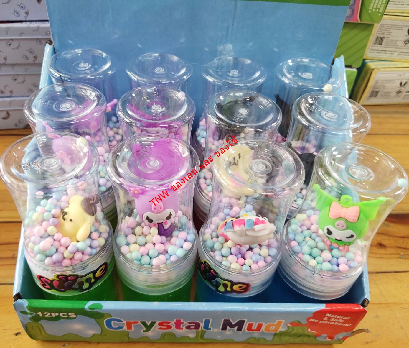 สไลม์ ตัวการ์ตูน น่ารัก สีสวยสดใส กลิ่นหอม (คละสี)
