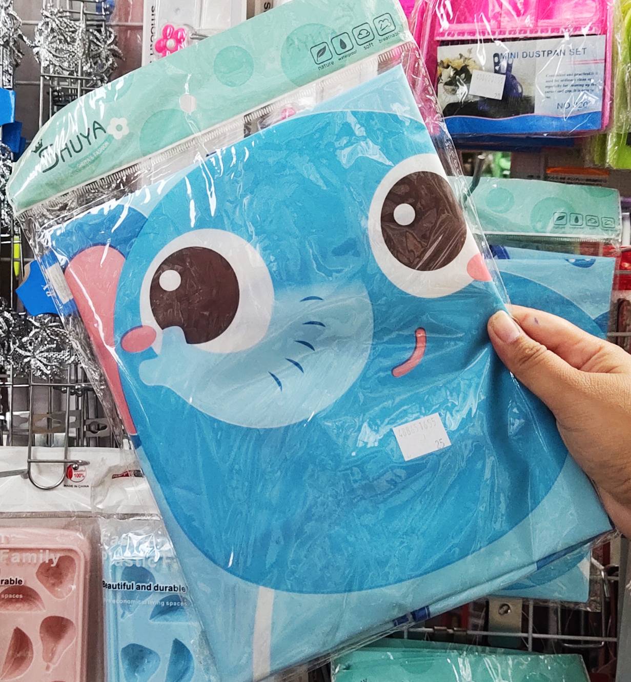 เช็ทผ้ากันเปื้อนเด็ก คลุมยาว มีปลอกเเขน กันสีเปื้อนเสื้อผ้า ผ้ากันเปื้อนเด็ก ลายการ์ตูน