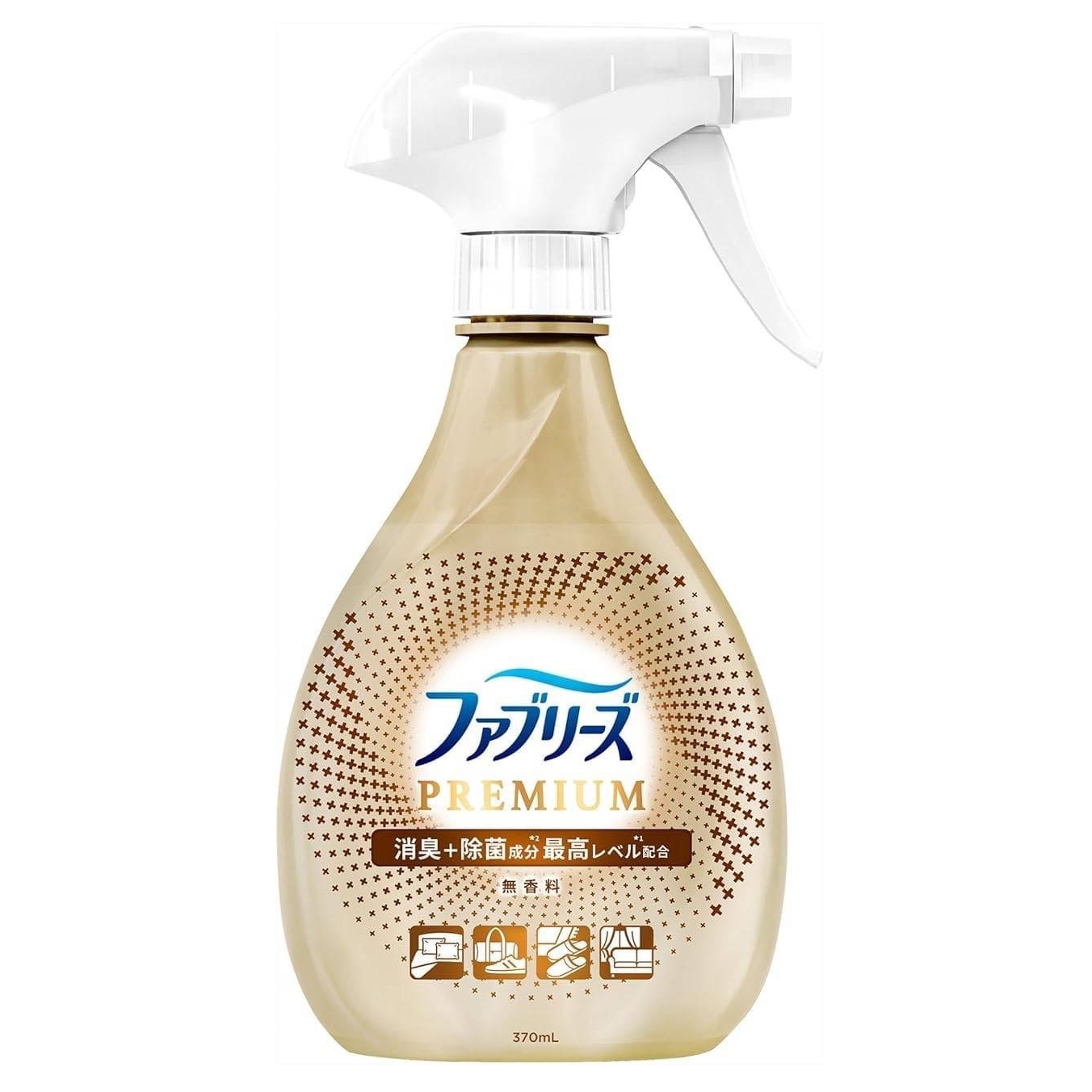 Febreze W Premium Spray (Gold series) จาก P&G Japan สูตร Unscented ไม่มีกลิ่นจ้า ขนาดบรรจุ 370ml