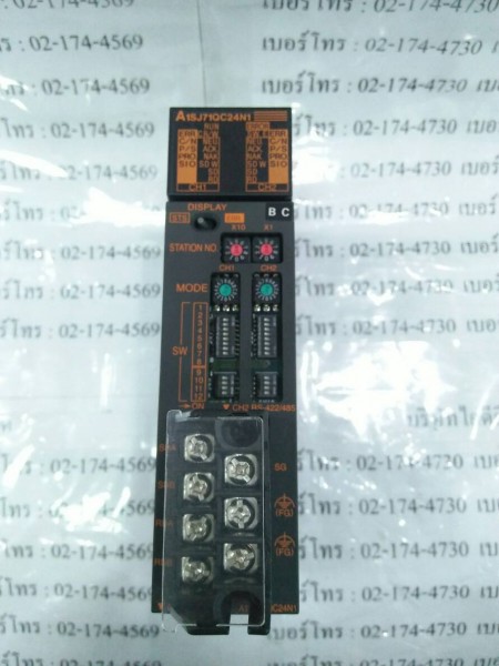 PLC " MITSUBISHI " MODEL : A1SJ71QC24N1