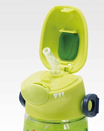 กระติกน้ำ Skater Straw Bottle 420 ml ไดโนเสาร์