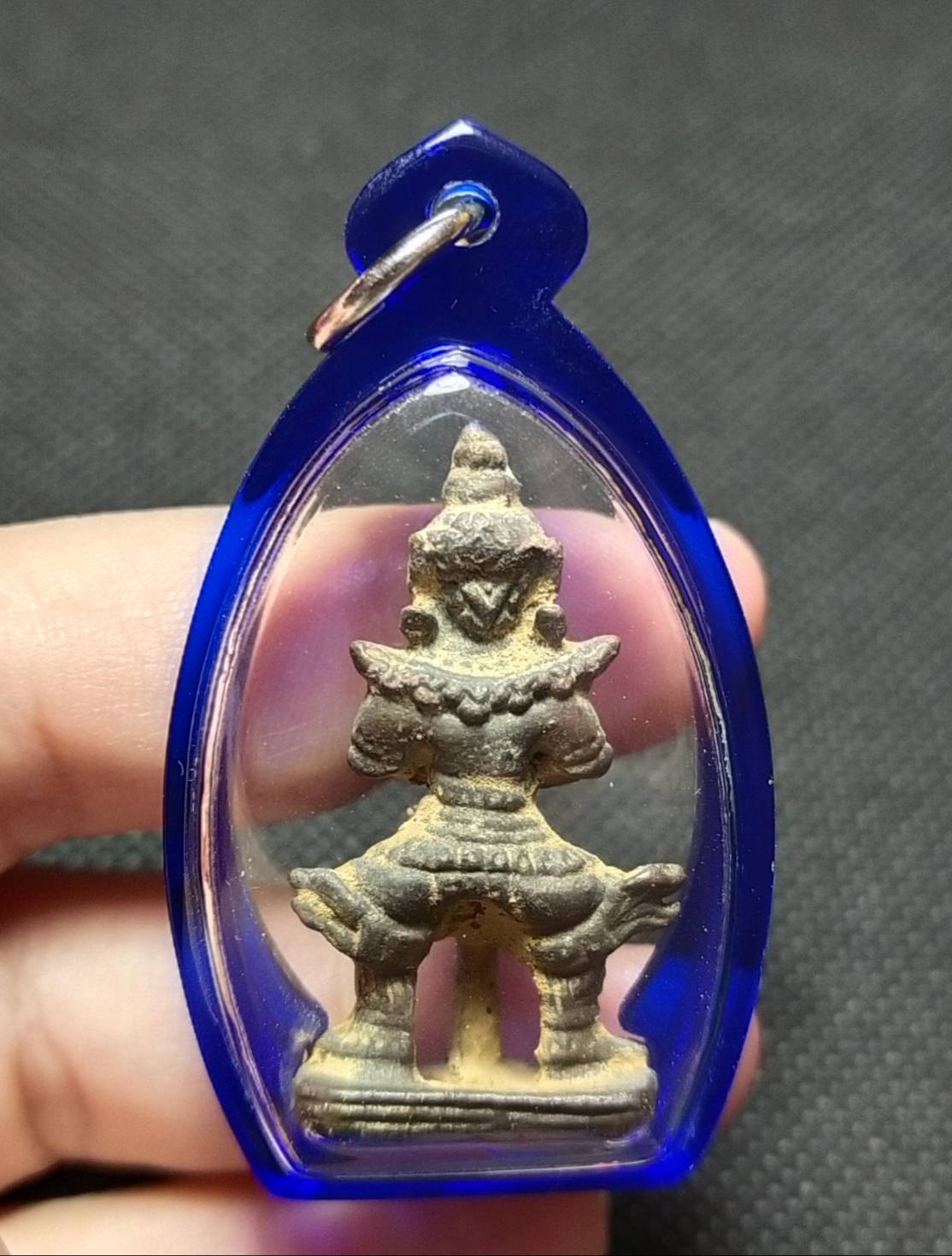 ท้าวเวสสุวรรณ รุ่นเทพสถิตย์ วัดสุทัศน์ (ตอก9โค๊ต ใต้ฐาน) ปี2544 หลวงปู่หมุนเสก