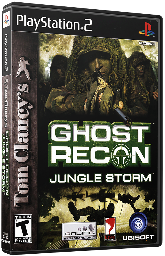 แผ่นเกมส์ PS2 : Tom Clancy's Ghost Recon - Jungle Storm
