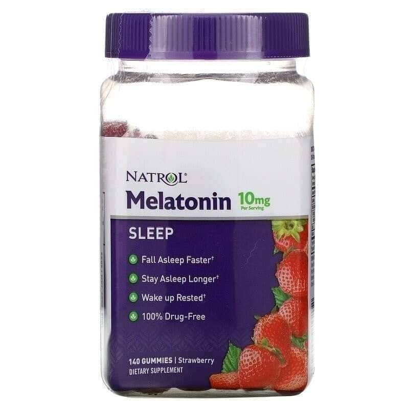 อาหารเสริมเมลาโทนิน Natrol Gummies Melatonin 10 mg. ขนาด 140 ชิ้น