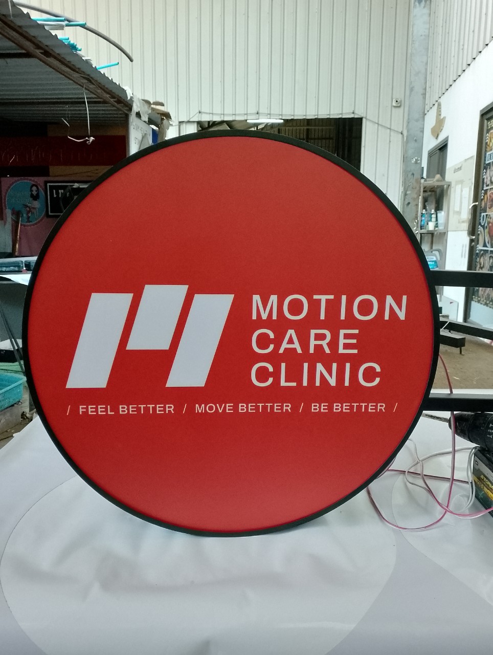 #ป้ายกล่องไฟติดหน้าร้าน