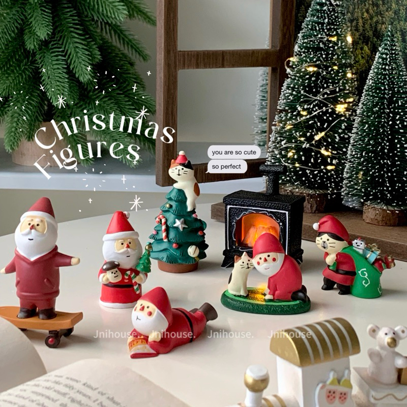 [พร้อมส่ง] Jnihouse : Christmas Figures โมเดลคริสต์มาส
