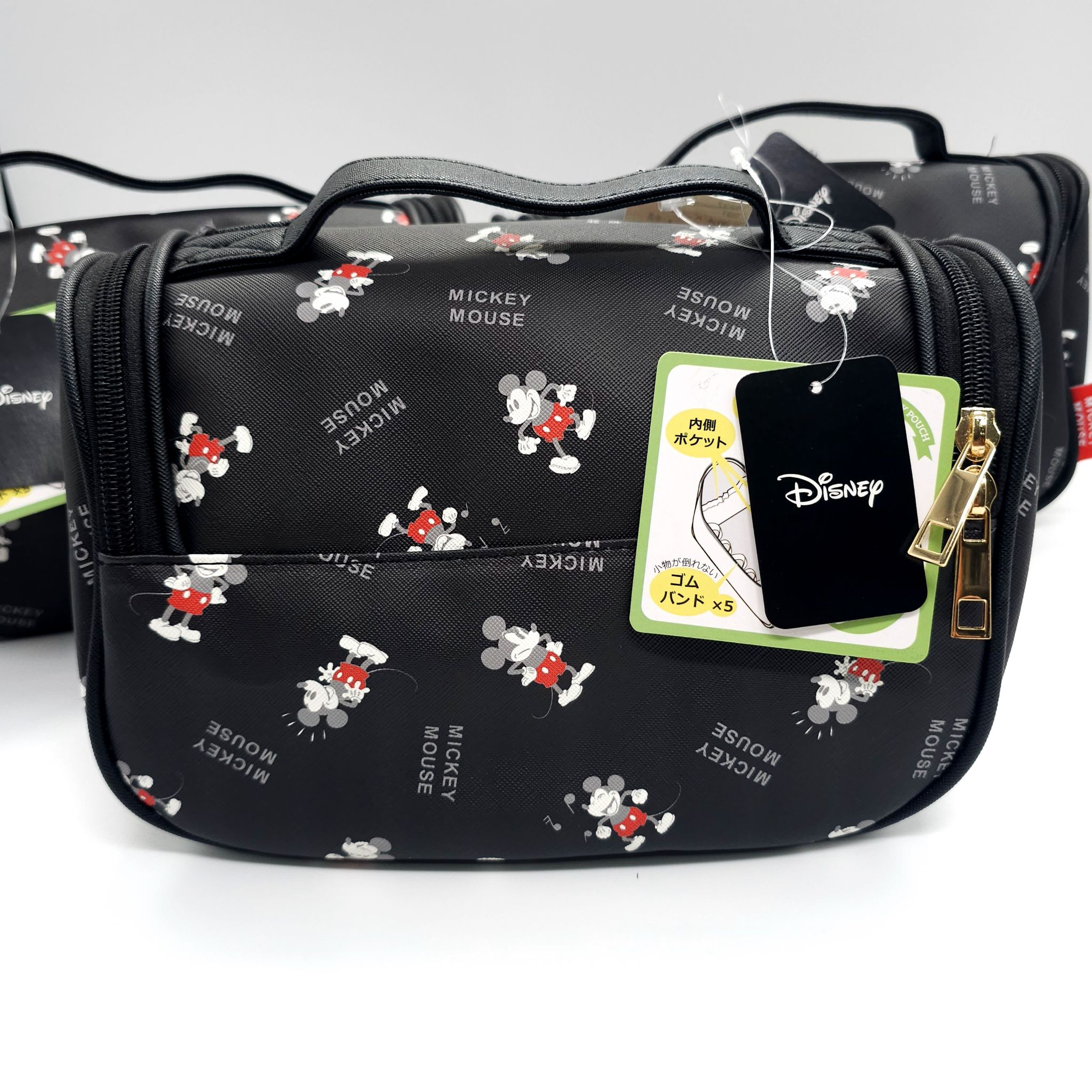กระเป๋าเครื่องสำอางหิ้วสะดวก mickey mouse ลิขสิทธิ์แท้จาก Sanrio