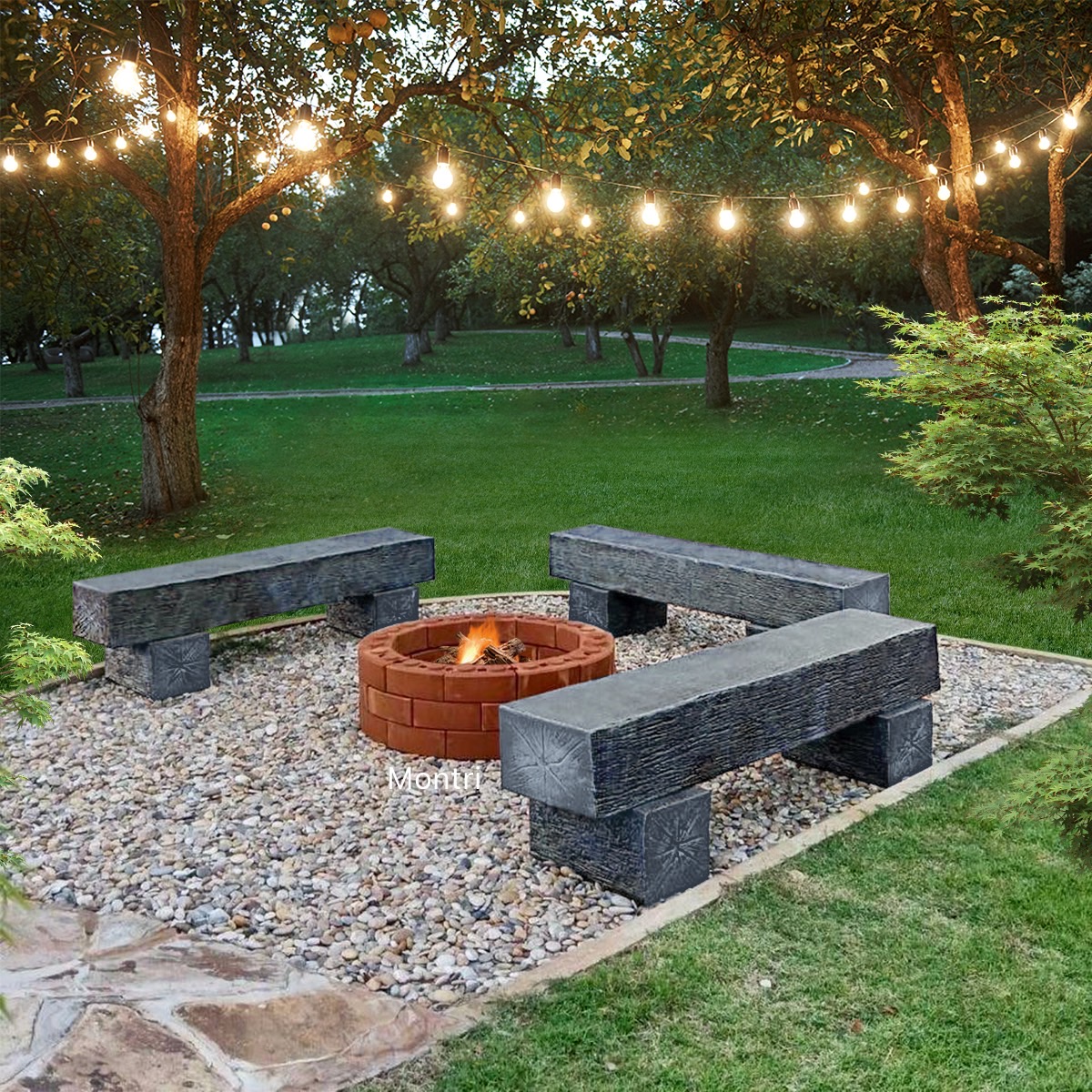 เก้าอี้ไม้หมอน พร้อมเตาอิฐดีไซน์ล้ำ แข็งแกร่งเหนือระดับ สัมผัสธรรมชาติอย่างแท้จริง