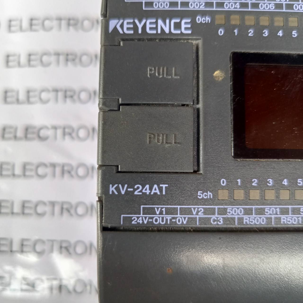 PLC " KEYENCE " MODEL : KV-24AT