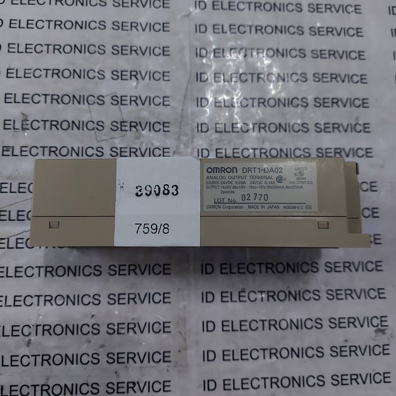 PLC " OMRON " MODEL : DRT1-DA02