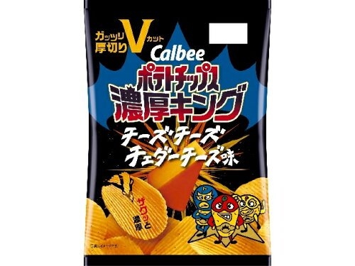 Calbee Cheddar Cheese V-Cut 55g โปเตโต้ชิปส์