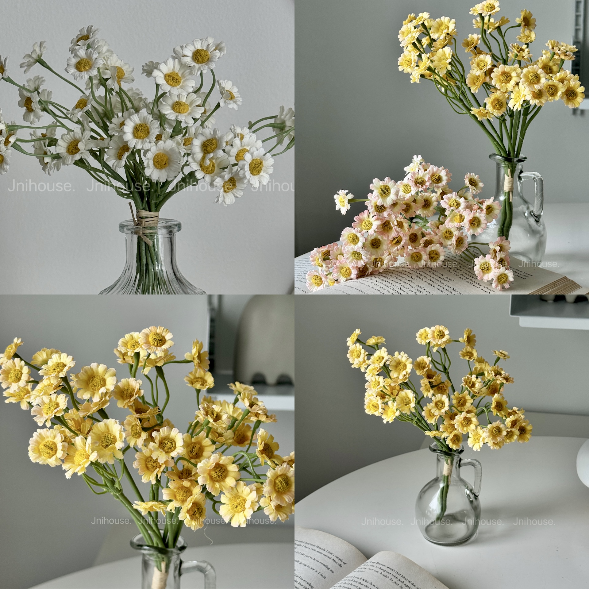 [พร้อมส่ง] Jnihouse : ดอกคาโมมายล์ประดิษฐ์ ดอกเดซี่ (Daisy)(Chamomile)