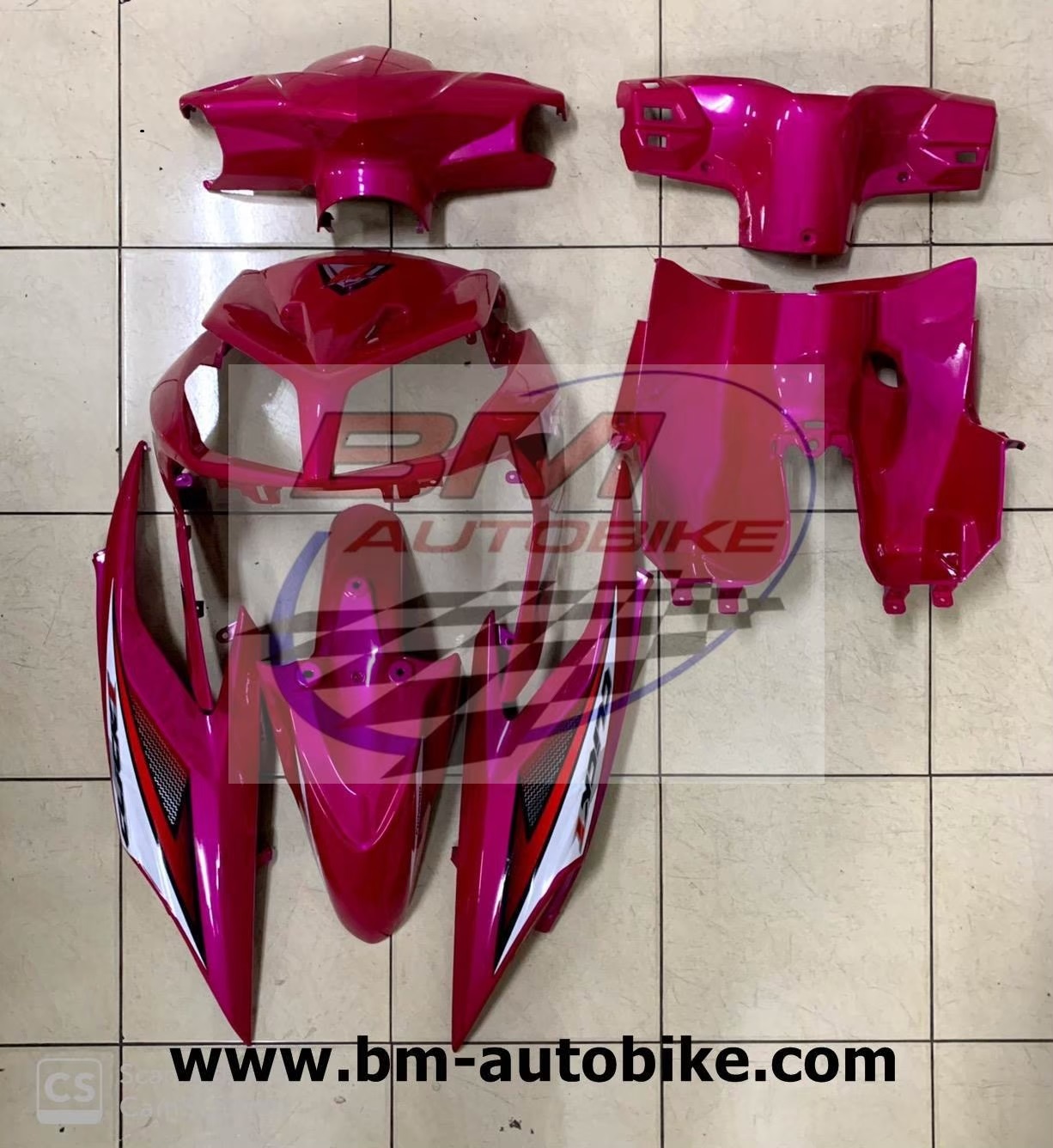 ชุดสี CLICK 110I สีชมพูบานเย็น 3 กก.