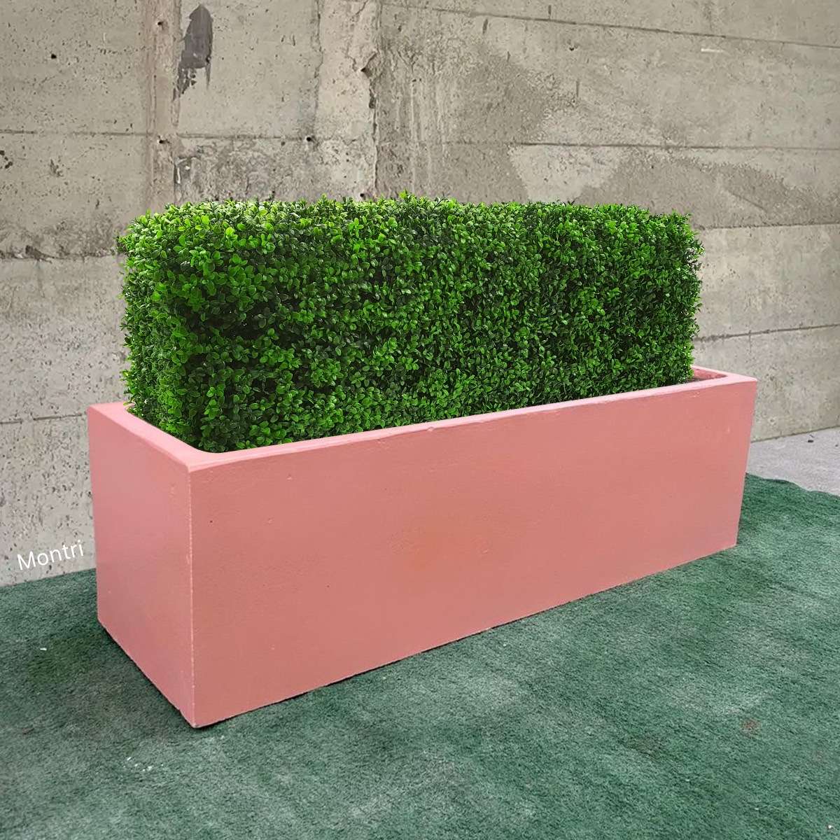 กระถางปูน กระถางทรงรางยาว ยกชุด 10 ใบ ลงสีคุณภาพพร้อมเคลือบเงาสามารถวางได้ทั้งกลางแจ้งและในร่ม ขนาด 30*100* cm. วัสดุเป็นปูน